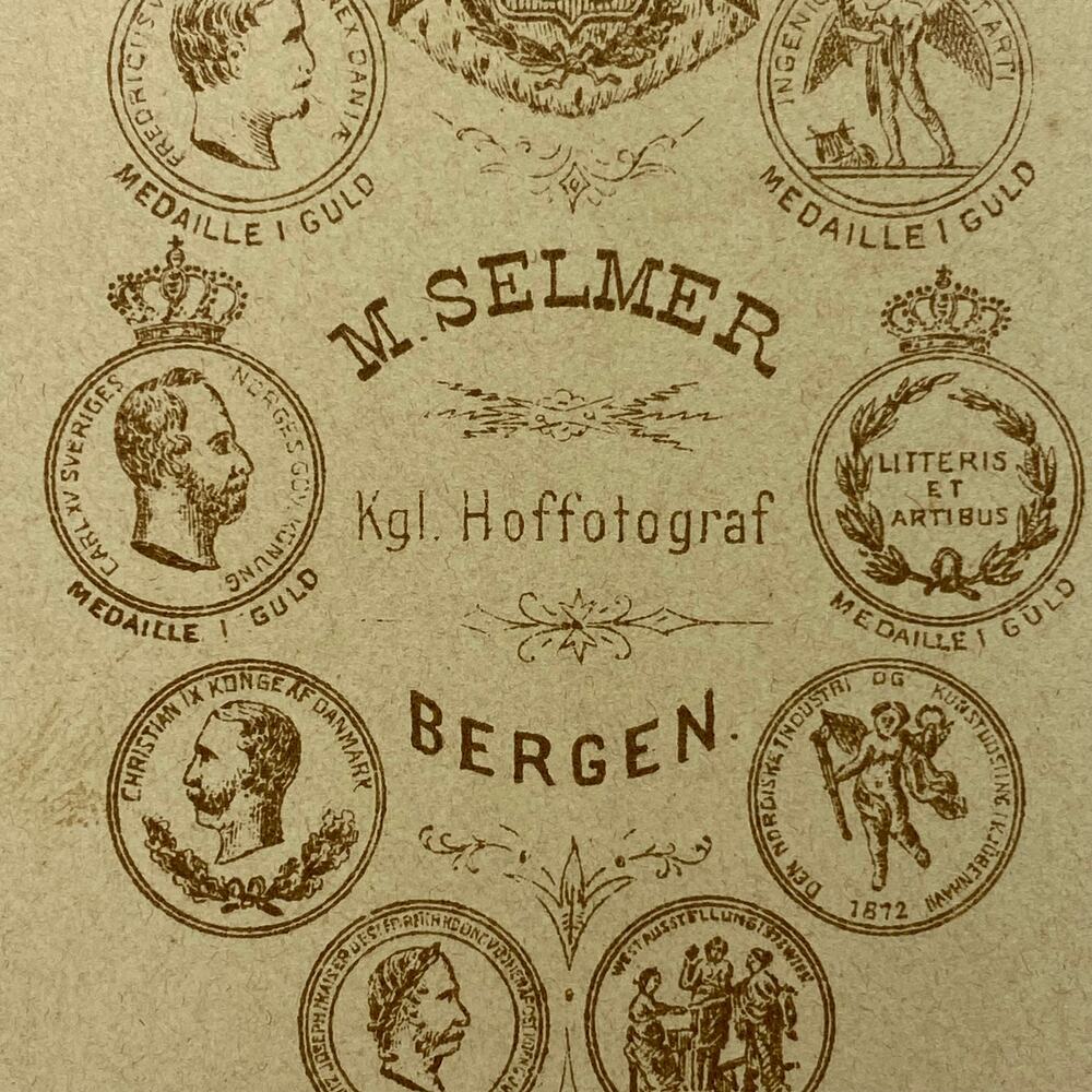 Antique Victorian Era Photograph Women 1870s CDV Photographer M. Selmer Bergen - Picture 5 of 8